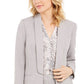 Calvin Klein Parker Blazer Aberto Frontal Feminino Cinza Tamanho 14