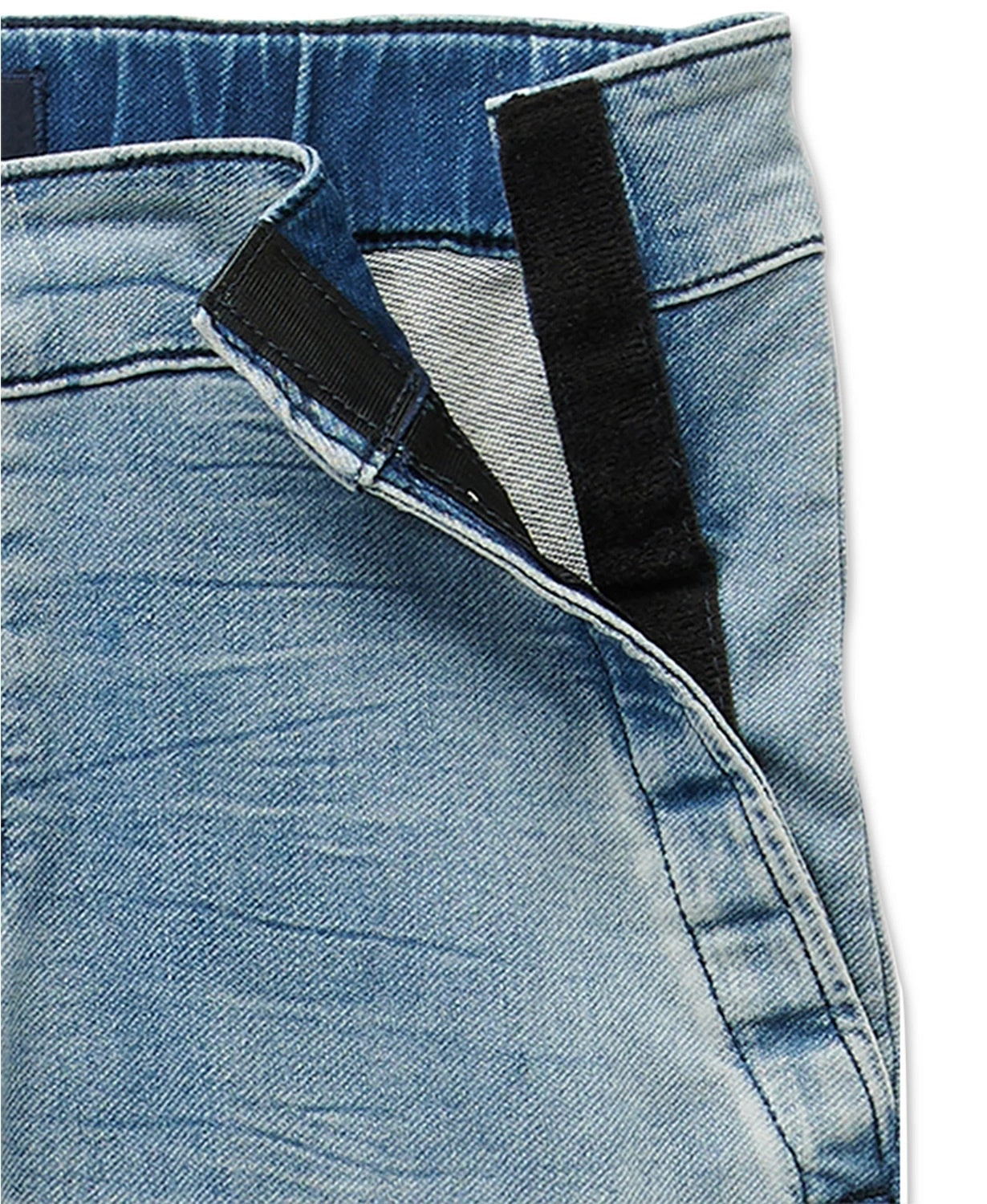 Calça jeans masculina Seven7 Adaptive Seated Mosset com bolsos, azul, tamanho 34x33