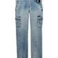 Calça jeans masculina Seven7 Adaptive Seated Mosset com bolsos, azul, tamanho 38x31