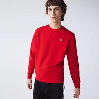 Pulôver clássico masculino Lacoste vermelho tamanho 7