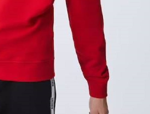 Pulôver clássico masculino Lacoste vermelho tamanho 7
