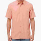 Camisa de manga curta masculina Jack O'Neill Liberty rosa tamanho médio