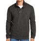 Tommy Bahama Playa Pina Port Moletom com zíper de um quarto masculino, preto, tamanho pequeno