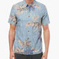 Camiseta masculina Jack O'Neill Bali manga curta azul, tamanho X-G