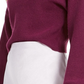 Suéter feminino Lucy Paris com gola careca, roxo, tamanho médio