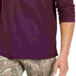 Camisa polo masculina Tommy Bahama manga comprida roxa tamanho pequeno