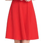 Vestido Tommy Hilfiger Feminino Fit &amp; Flare Vermelho Tamanho 14