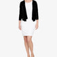 Tommy Hilfiger Cardigan Feminino de Veludo com Bainha de Lenço e Manga Longa Aberta, Suéter Formal Preto, Tamanho Grande