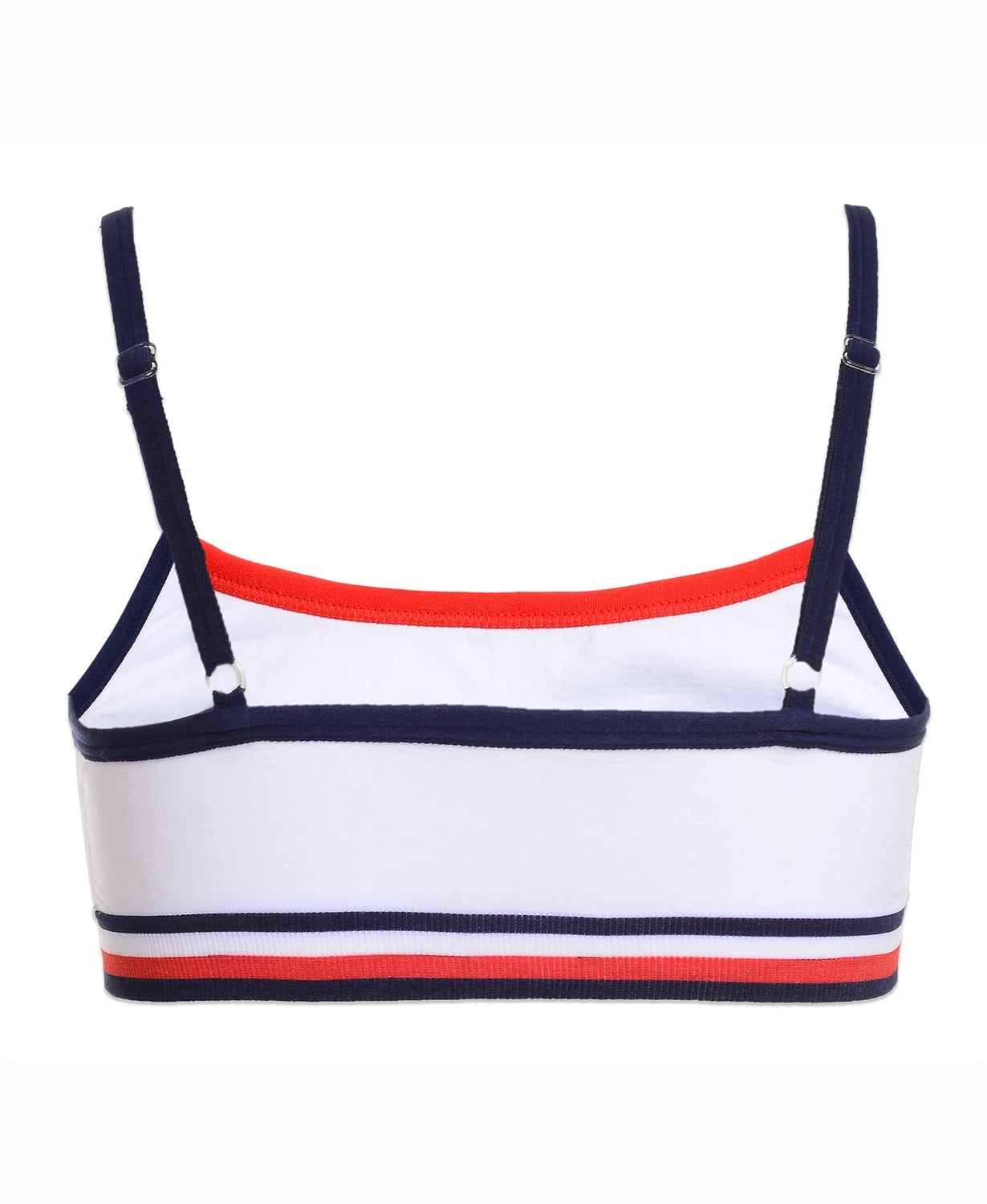 Sutiã Tommy Hilfiger Little &amp; Big Girl's com relevo e sem costura, branco, tamanho 6-7