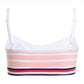 Sutiã listrado sem costura Tommy Hilfiger Little &amp; Big Girl's Rosa Tamanho 12-14