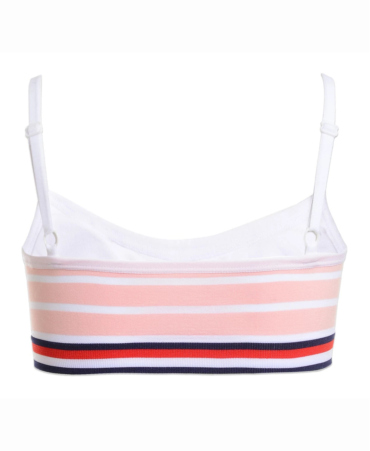 Sutiã listrado sem costura Tommy Hilfiger Little &amp; Big Girl's Rosa Tamanho 12-14