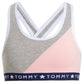 Sutiã Tommy Hilfiger Little &amp; Big Girl's Cross Back Colorblocked Rosa Tamanho 6-7