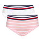 Tommy Hilfiger Little &amp; Big Girl's 2 unidades - Roupa íntima hipster sem costura, branca, tamanho 6-7
