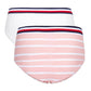 Tommy Hilfiger Little &amp; Big Girl's 2 unidades - Roupa íntima hipster sem costura, branca, tamanho 8-10