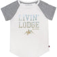Camiseta Tommy Hilfiger Big Girl's Cotton Livin' Lodge branca tamanho 12-14