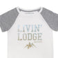 Camiseta Tommy Hilfiger Infantil para Meninas Algodão Livin' Lodge Branca Tamanho 3T