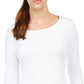 Roupa íntima térmica feminina 32 Degrees, top branco, tamanho XXG