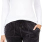 Roupa íntima térmica feminina 32 Degrees, top branco, tamanho XXG