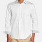 Camisa masculina Tallia com botões e gola pontuda estampada, branca, tamanho XX-G