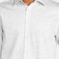 Camisa masculina Tallia com botões e gola pontuda estampada, branca, tamanho XX-G