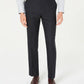 Calça de terno masculina Tommy Hilfiger Modern-Fit THFlex Stretch Azul/Carvão Windowpane Xadrez Cinza Tamanho 34X29