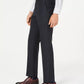 Calça de terno masculina Tommy Hilfiger Modern-Fit THFlex Stretch Azul/Carvão Windowpane Xadrez Cinza Tamanho 34X29