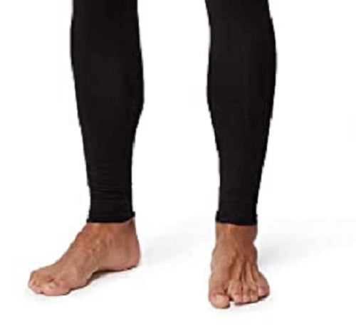 Leggings de camada de base masculina 32 Degrees, pretas, tamanho XX-G