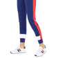 Calça jogger feminina Tommy Hilfiger Sport Colorblocked azul tamanho médio