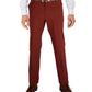 Calça social Tommy Hilfiger masculina Modern Fit TH Flex Stretch Comfort vermelha tamanho 34x32