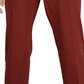 Calça social Tommy Hilfiger masculina Modern Fit TH Flex Stretch Comfort vermelha tamanho 34x32