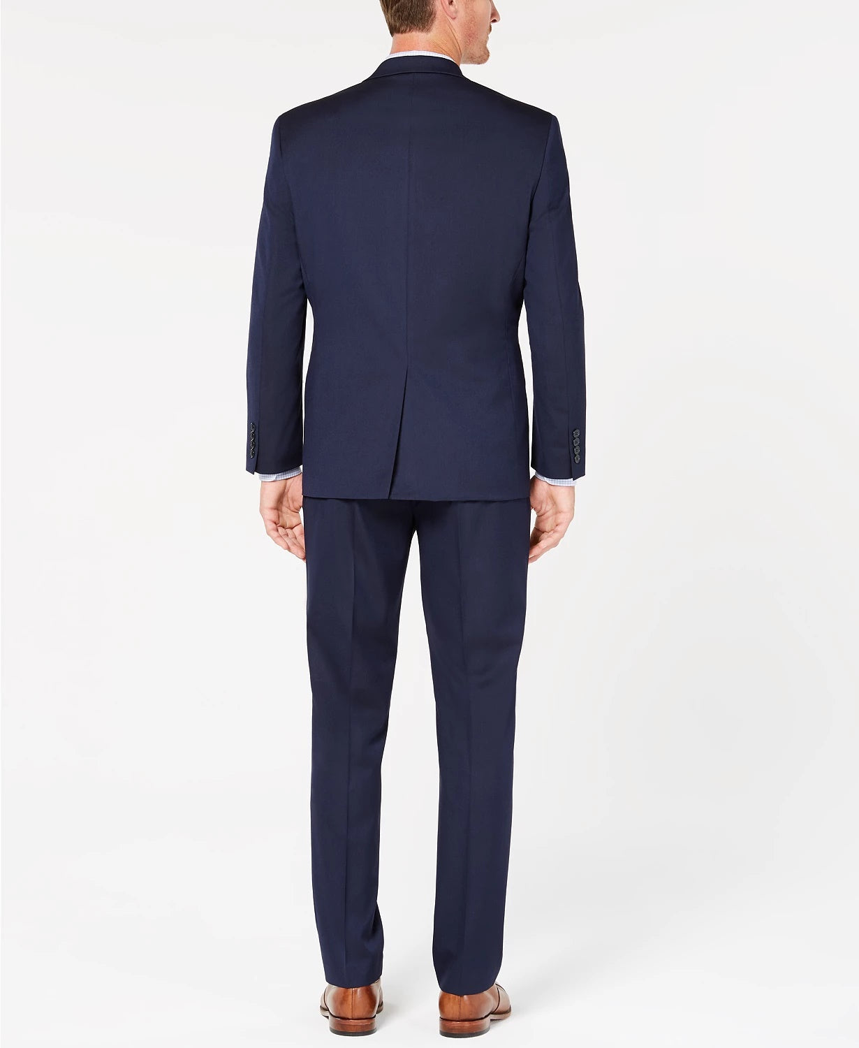 Terno masculino Club Room Classic-Fit Stretch Azul Marinho Twill Vested Tamanho Azul Marinho 40
