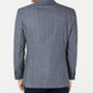 Tommy Hilfiger Masculino Modern Fit Thflex Stretch Windowpane Sport Coat Cinza Tamanho 40
