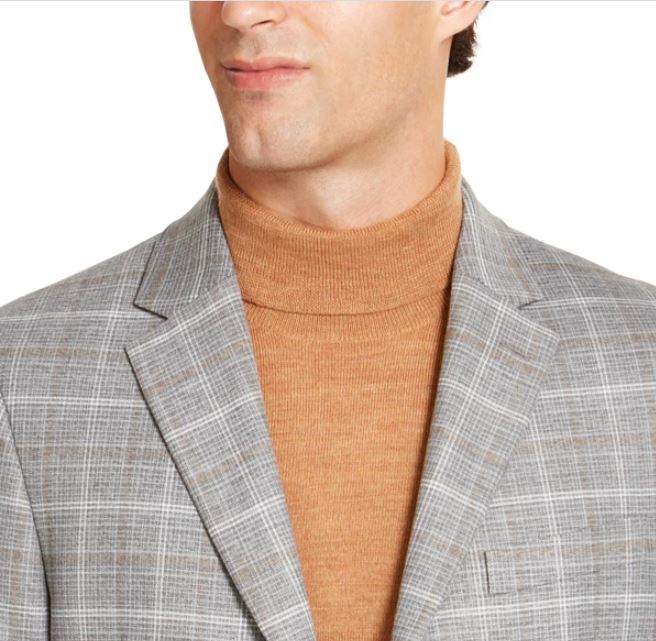 Tommy Hilfiger Jaqueta Esportiva Masculina Modern Fit Thflex Stretch Cinza Tamanho 44