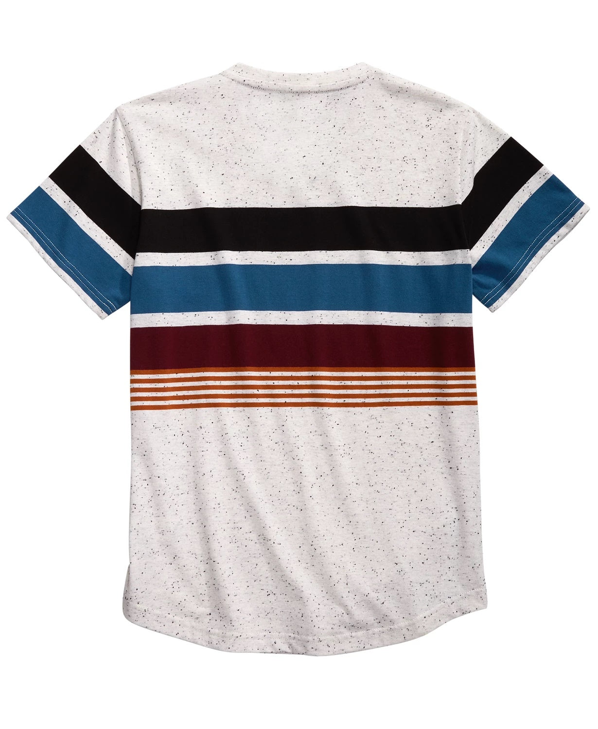 Camiseta Univibe Big Boys Billy Colorblocked Listra Gola V Tamanho Natural Grande