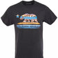 Camiseta masculina Univibe California Bear Boardwalk Graphic, cinza, tamanho XXG