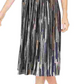 Vestido midi metálico feminino INC International Concept Surplice, azul, tamanho 4