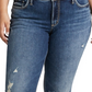 Calça jeans feminina rasgada e estilosa da Silver Jeans Co Co, azul, tamanho 24W