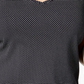 Camiseta feminina Tommy Hilfiger Plus de algodão com bolinhas e gola V, azul-marinho, tamanho 3X