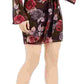 Vestido estampado floral Maiya da Guss para mulheres, cinza, tamanho pequeno