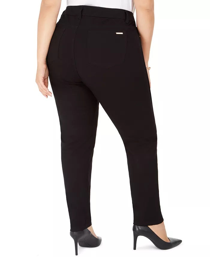 Calça skinny plus size feminina Michael Kors preta tamanho 18W
