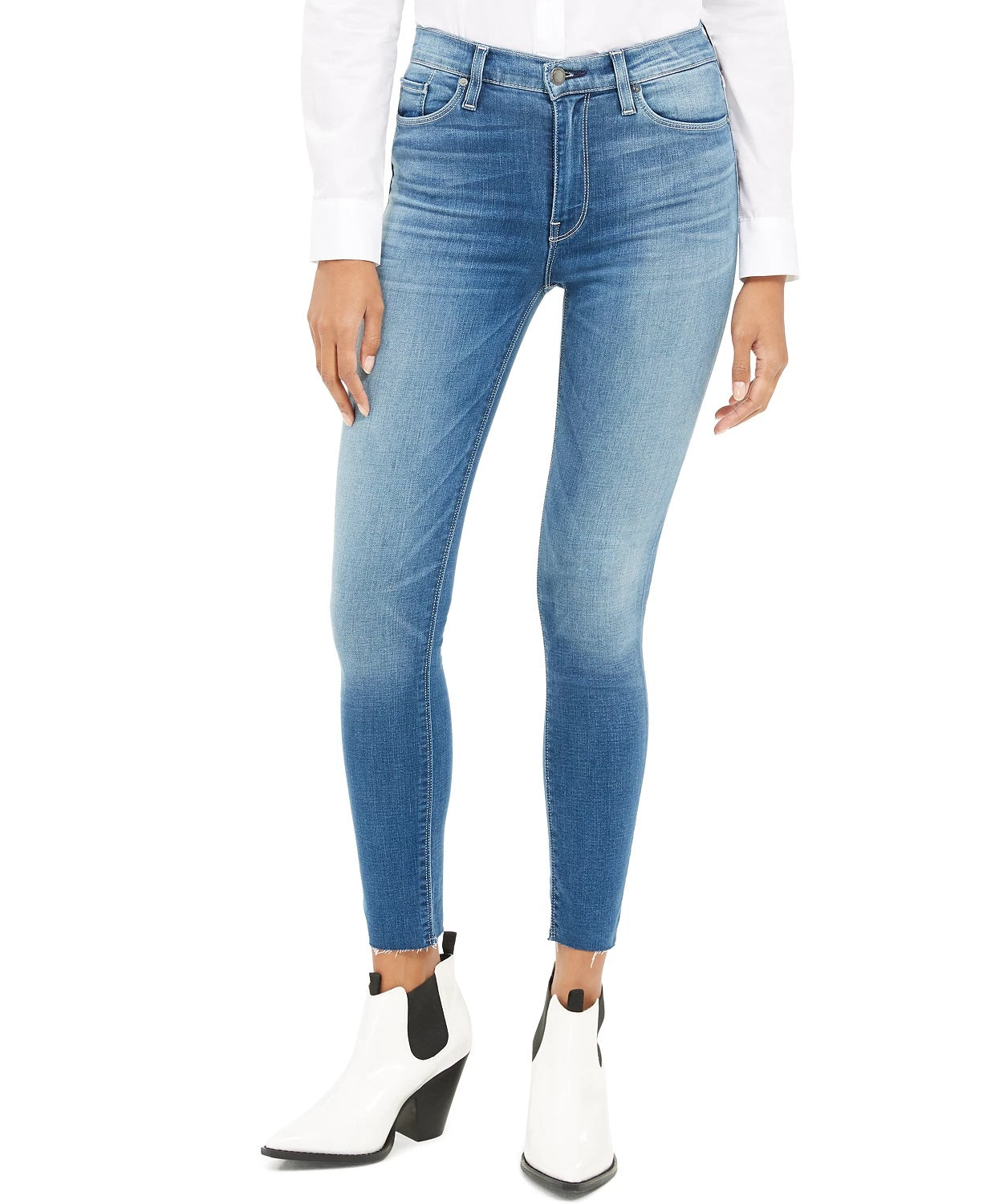 Calça jeans skinny feminina Barbara da Hudson Jeans, azul, tamanho 24