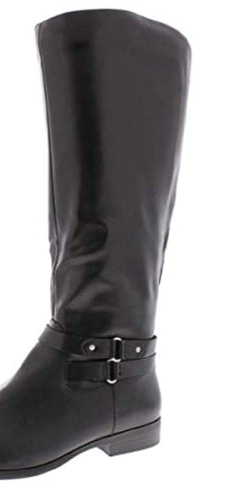 Botas de montaria Kindell femininas Style Co, pretas, tamanho 5,5 M