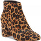 INC International Concepts Floriann Block Heel Bootie Sapatos Femininos Médio M