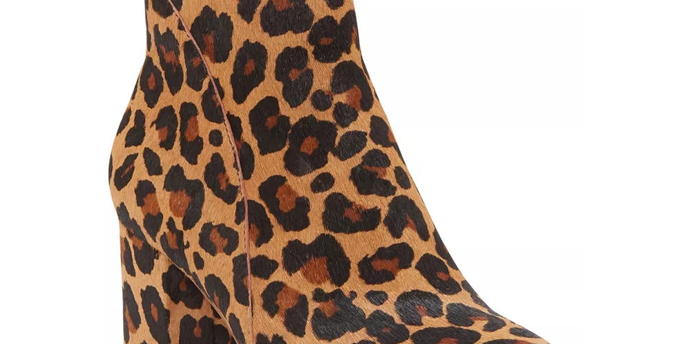 INC International Concepts Floriann Block Heel Bootie Sapatos Femininos Médio M