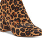 INC International Concepts Floriann Block Heel Bootie Sapatos Femininos Médio M