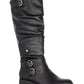 Botas de montaria femininas American Rag Brinley, sapatos femininos, pretos, tamanho 6 M