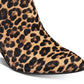 Botas femininas Alfani Harpper com salto gatinho, marrom, tamanho 8,5 M