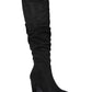 Material Girl Botas femininas Myah Tall pretas tamanho 8 M