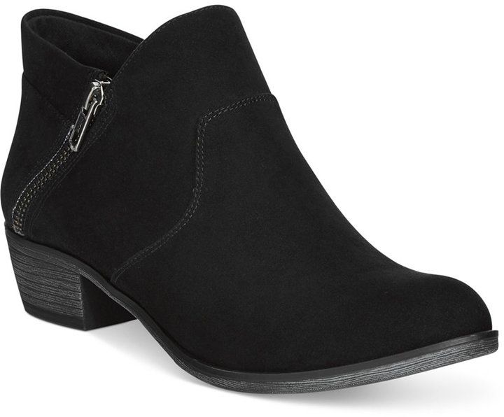 Botas femininas American Rag Abby Ankle Booties pretas tamanho 7,5 W