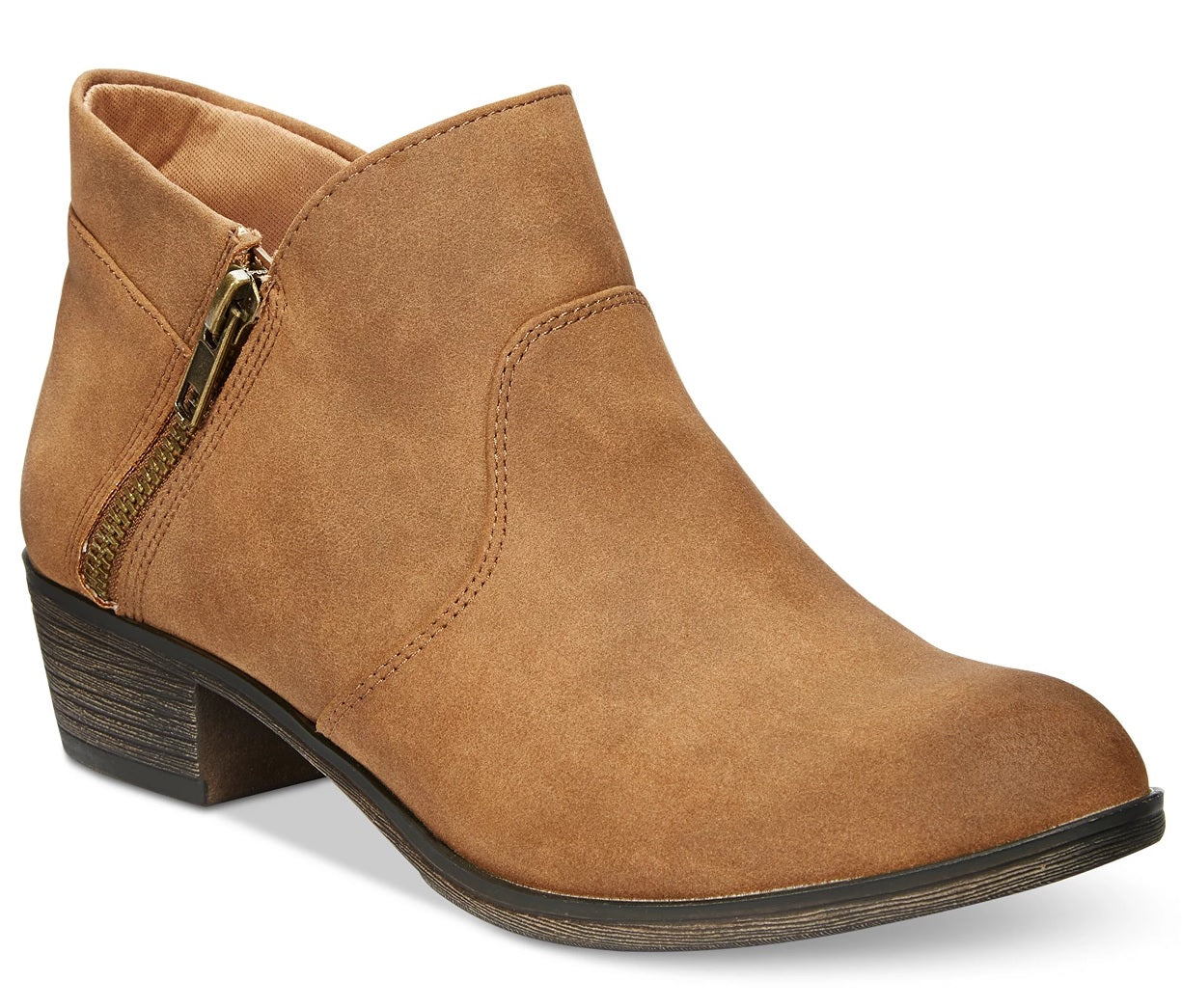 Botas femininas American Rag Abby Ankle Booties, marrom escuro, tamanho 6,5 M